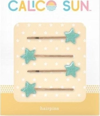 Calico Sun Spinki do włosów Sophia - Gwiazdka 4szt.