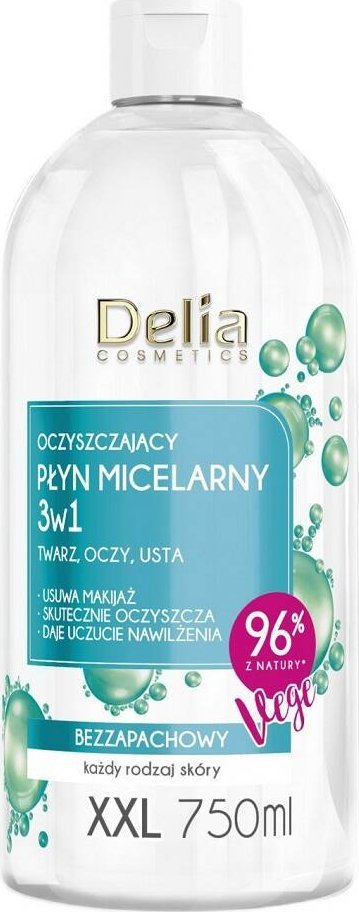Delia Oczyszczający płyn micelarny 3w1 750ml