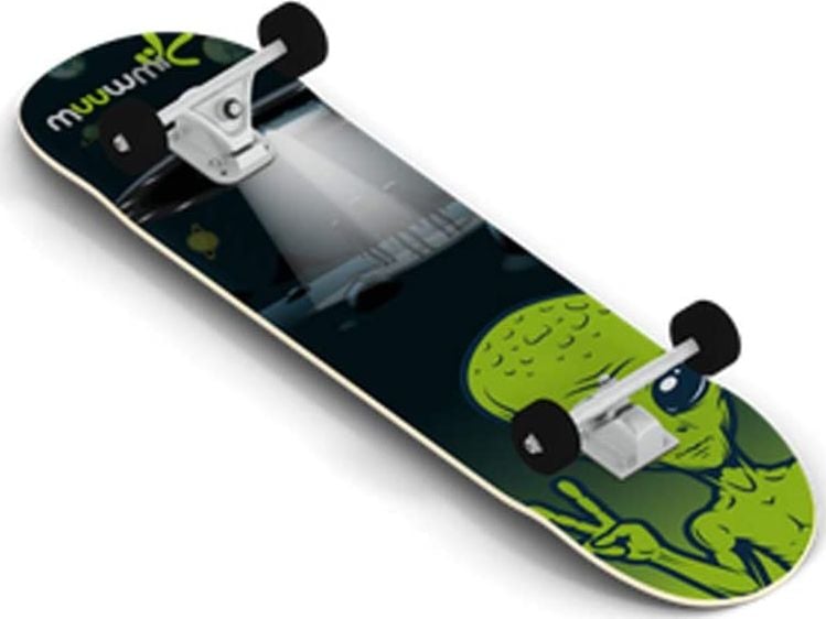 Deskorolka Muuwmi skateboard Abec 5 Alien