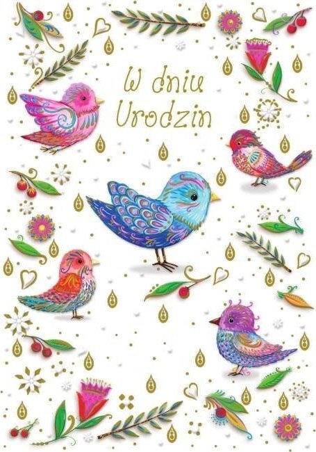 Trend Kartka okolicznościowa Urodziny TS56