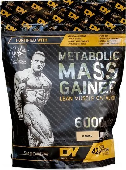 DORIAN YATES Dorian Yates - Metabolic Mass Gainer, Almond, Proszek, 6000g