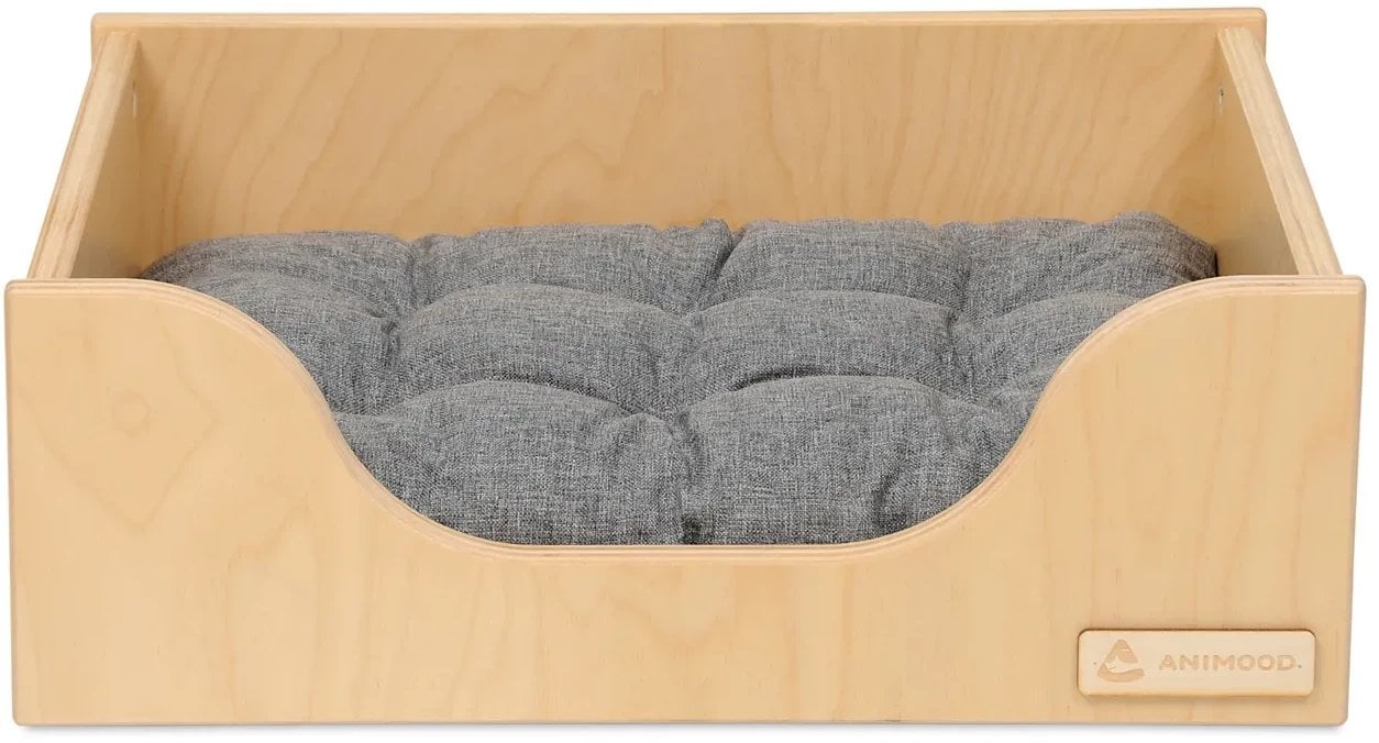 Drewniane legowisko dla psa i kota SCRAPPY L brzoza ANIMOOD