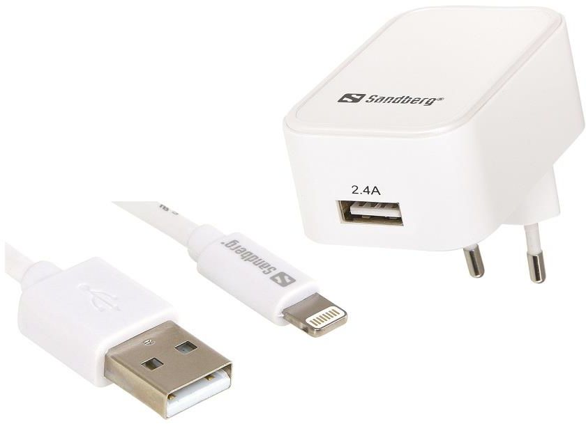 Ładowarka Sandberg 1x USB-A 2.4 A (441-03)