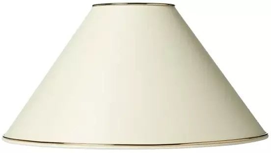 nielsen_light klosz lampy MARIE wysokość 20,5 CM kremowy M/złota krawędź
