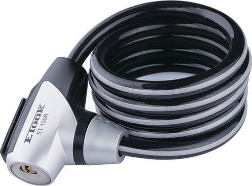 ETOOK Zamknięcie ETOOK ET-155R 1500x12mm na klucz czarno-szare Uniwersalny