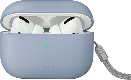 UNIQ Lino - etui silikonowe do AirPods Pro 2 niebieskie - Gwarancja bezpieczeństwa. Proste raty. Bezpłatna wysyłka od 170 zł.