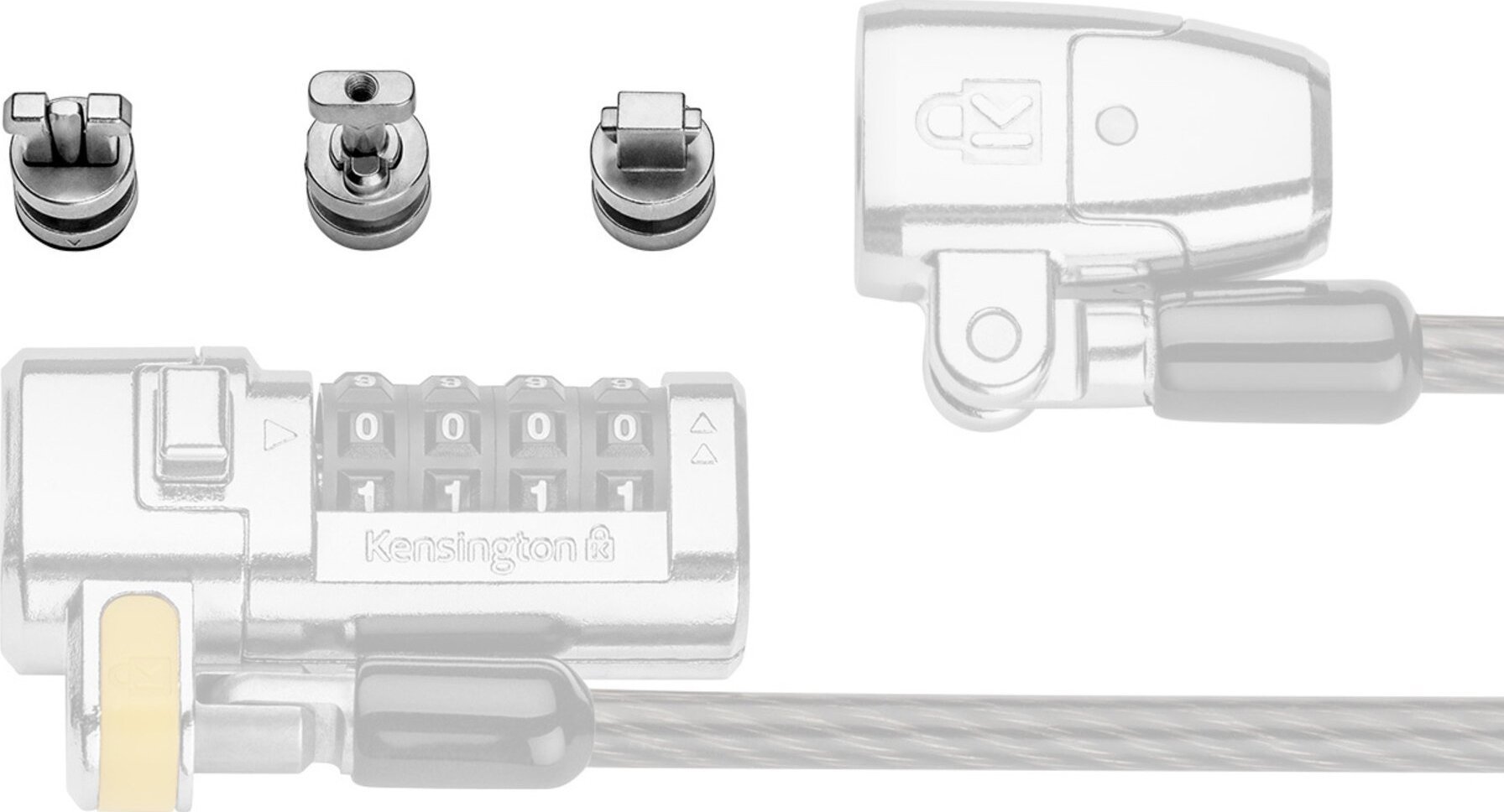 Kensington KENSINGTON ClickSafe 3-in-1 Anchor for T-Bar Wedge Nano Security Slot