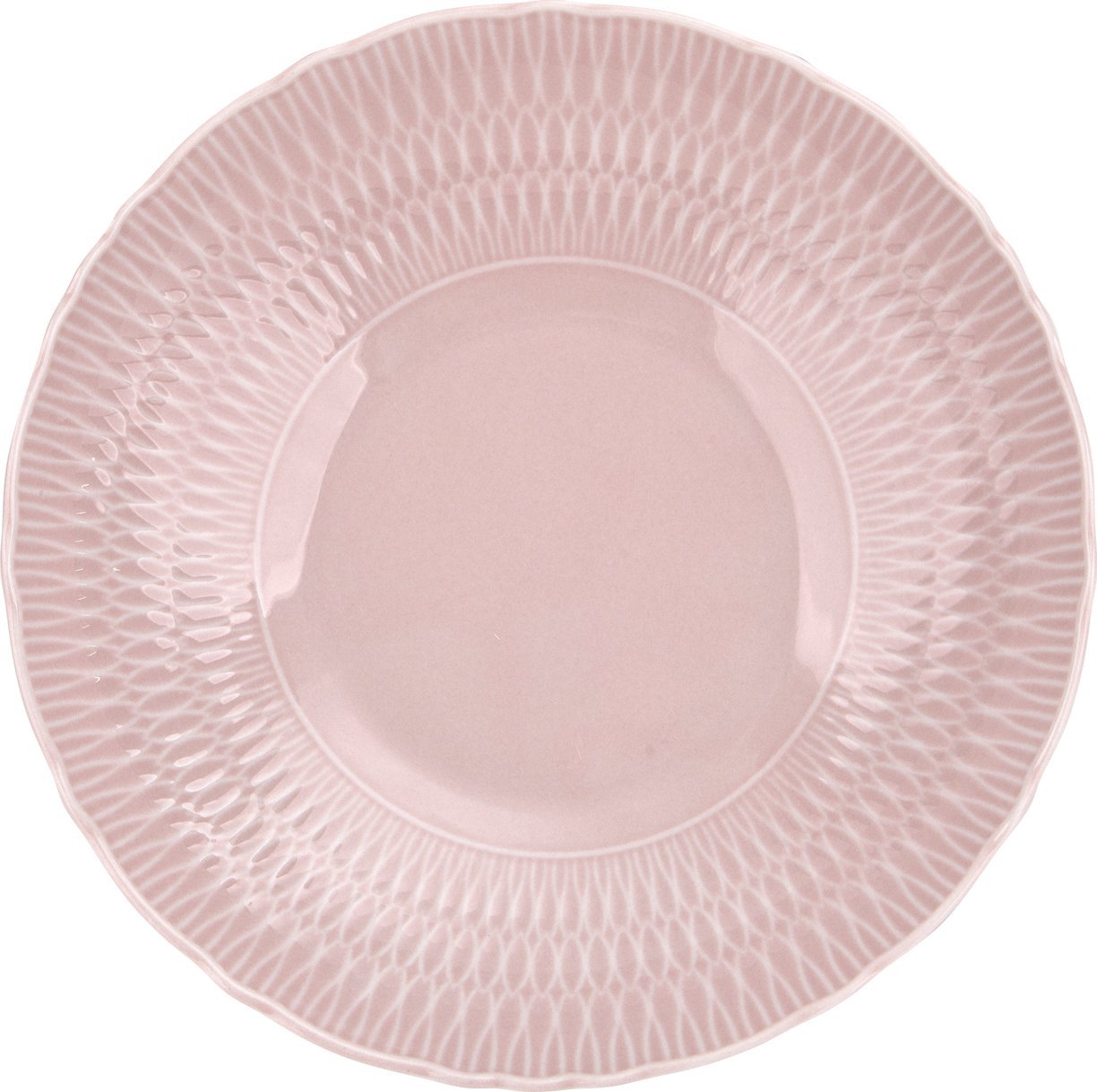 Ćmielów Talerz głęboki 22 cm Sofia Różowa