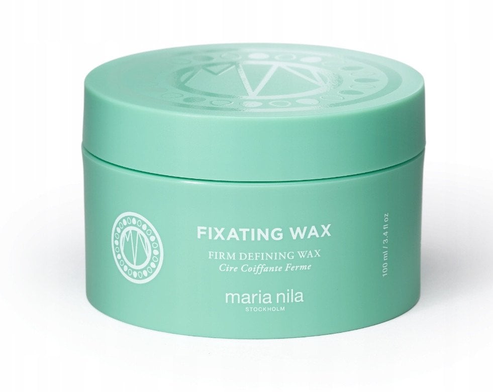 Maria Nila, Fixating Wax, Paraben-Free, Hair Styling Wax, Defining, Firm Hold, 100 ml