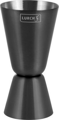Lurch Miarka do alkoholu, stal nierdzewna, 20/40 ml, śred. 4,5 x 8,5 cm, ciemnoszara Bar / Lurch