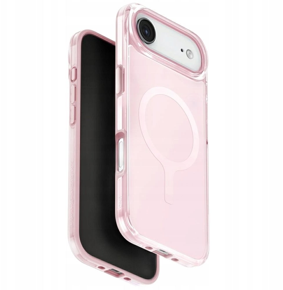 Etui UNIQ Clario do Apple iPhone Air Magclick Charging różowy