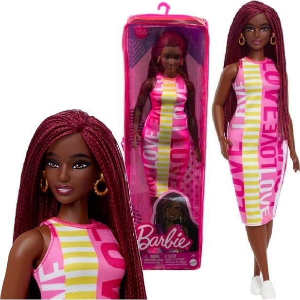 Lalka Barbie Mattel Fashionistas. Modne przyjaciółki HBV18