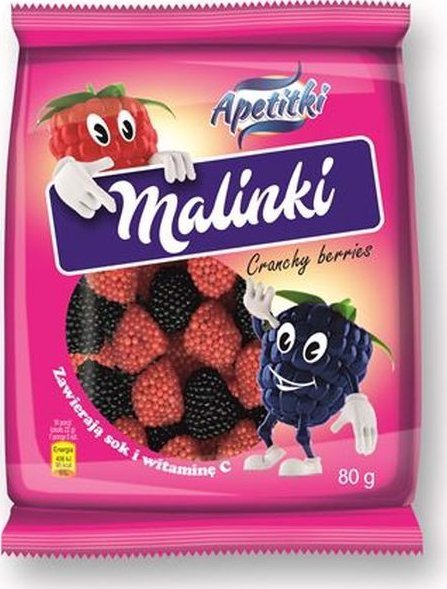Apetitki Żelki malinki 80 g