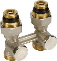 Giacomini Przyłącze proste + nyple tg 1/2" do grzejników vk ze stożkami, eurocono 3/4"x3/4"e [50]