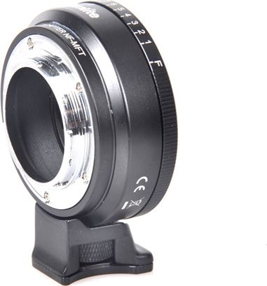 Commlite ADAPTER do Olympus / Panasonic Micro 4/3 m4/3 na NIKON / NIKKOR + Przysłona