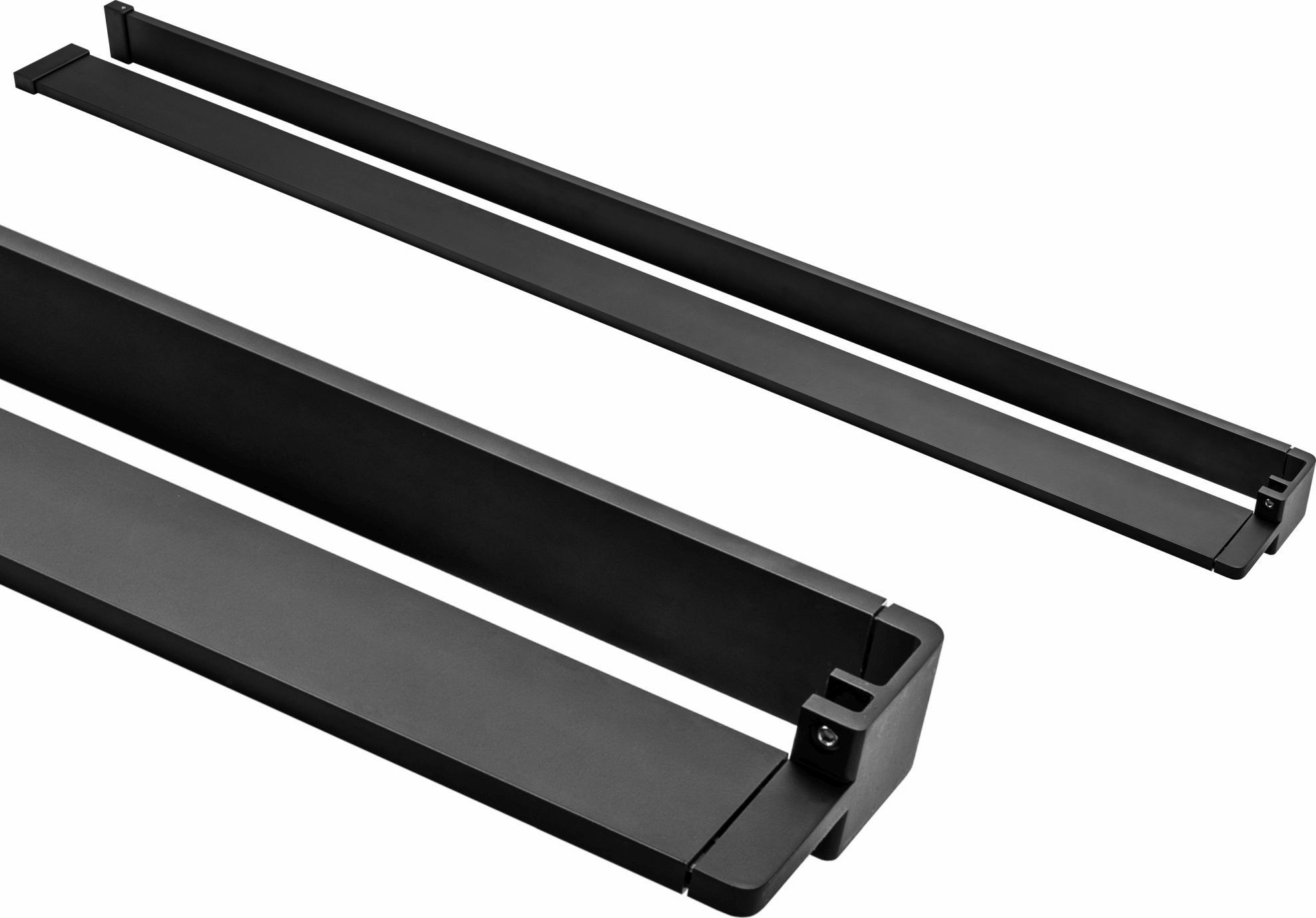 Rea Wieszak na ręczniki Półka EVO BLACK na ścianki prysznicowe