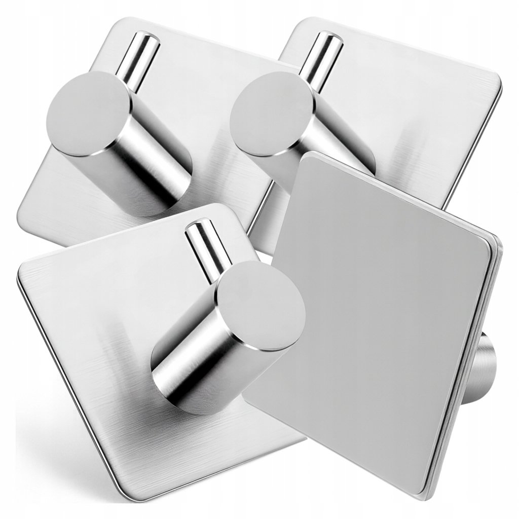 4x WIESZAK HACZYK NA RĘCZNIKI SREBRNY KANZA