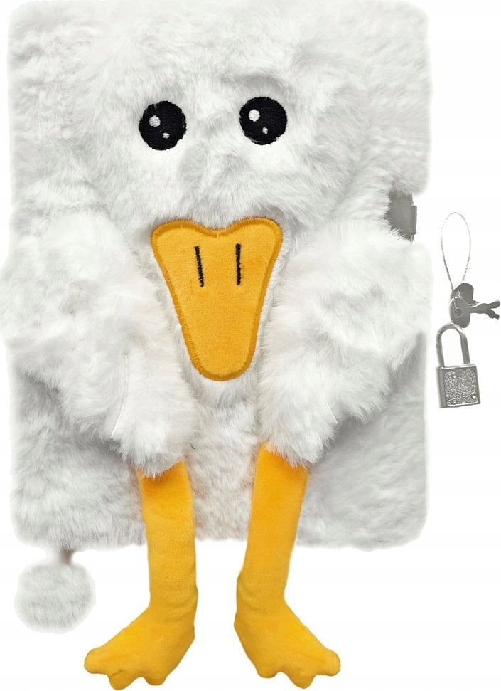 St. Majewski Pamiętnik z kłódką 3D włochacz A5 96k My Little Friend Goos