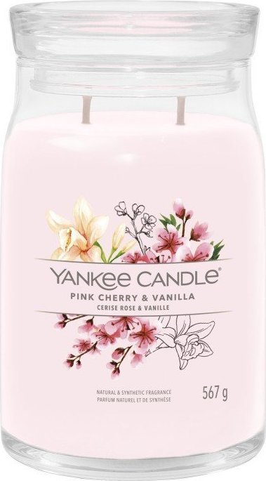 Yankee Candle Yankee Candle Signature Pink Cherry & Vanilla Świeca Duża 567g