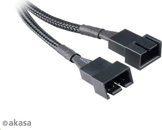 Akasa 4-pin - 4-pin x2, Czarny (AK-CBFA04-KT04)