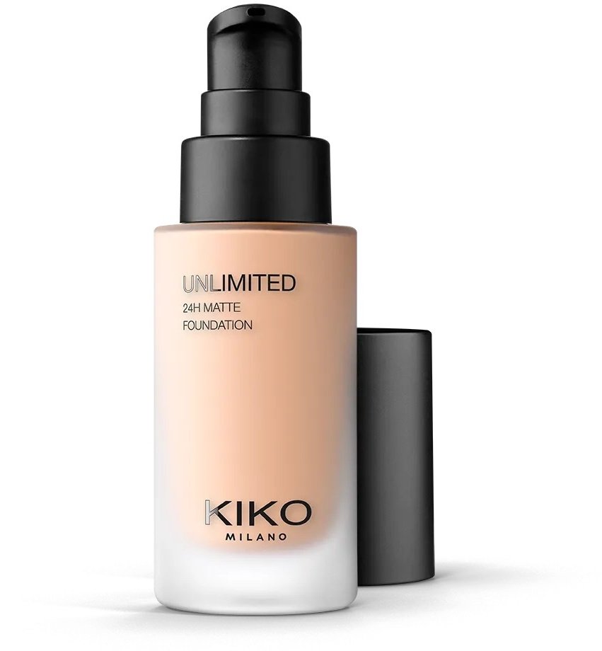 KIKO Milano Unlimited 24H Matte Foundation trwały matowy podkład w płynie o działaniu do 24 godzin 3.5 WR Warm Rose 30ml