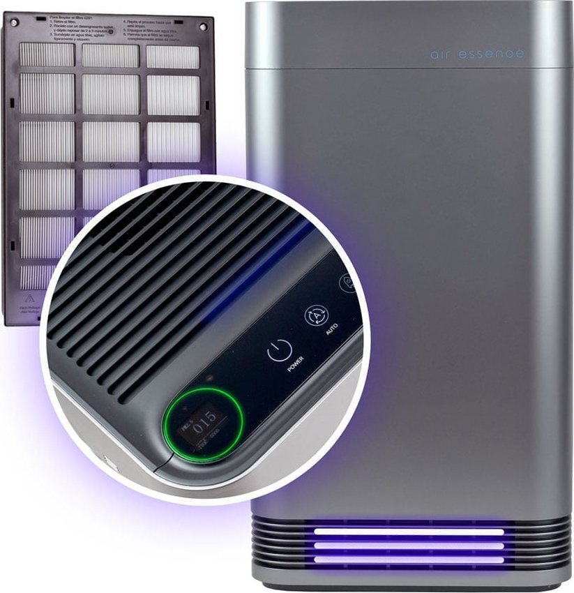 Oczyszczacz powietrza Air Essence Grafenowy Oczyszczacz powietrza Air Essence Plasma ESP PRO, +100m2, Sterylizator UVA, UVC