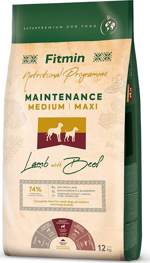 Fitmin Maintenance Lamb&Beef 12 kg