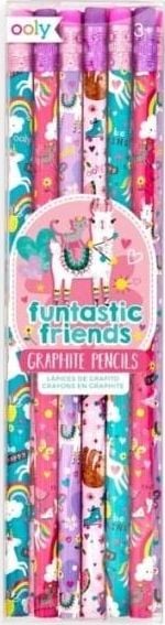 Kolorowe Baloniki Ołówki Fantastyczni Przyjaciele 6szt