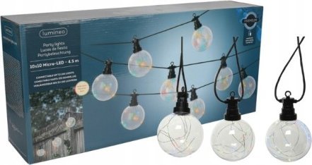 Lampki choinkowe Kaemingk Lampki choinkowe świąteczne girlanda multikolor 4,5 m