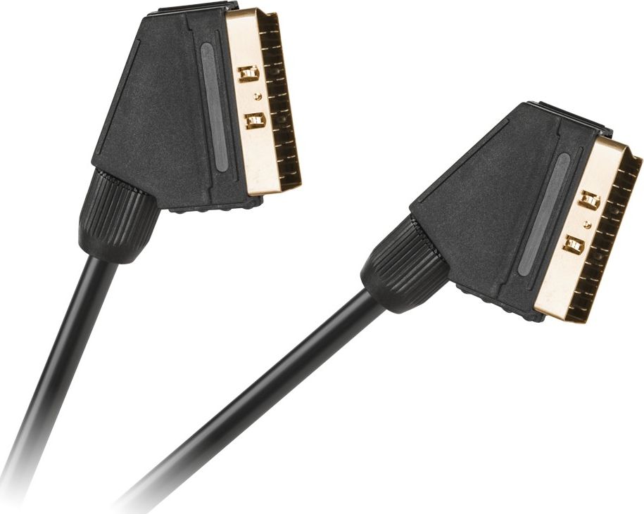 Kabel Scart - Scart 1.5m czarny