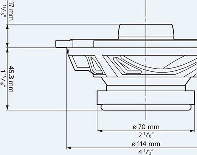 Głośnik samochodowy Sony XS-130 GS 13cm głośnik koaksjalny