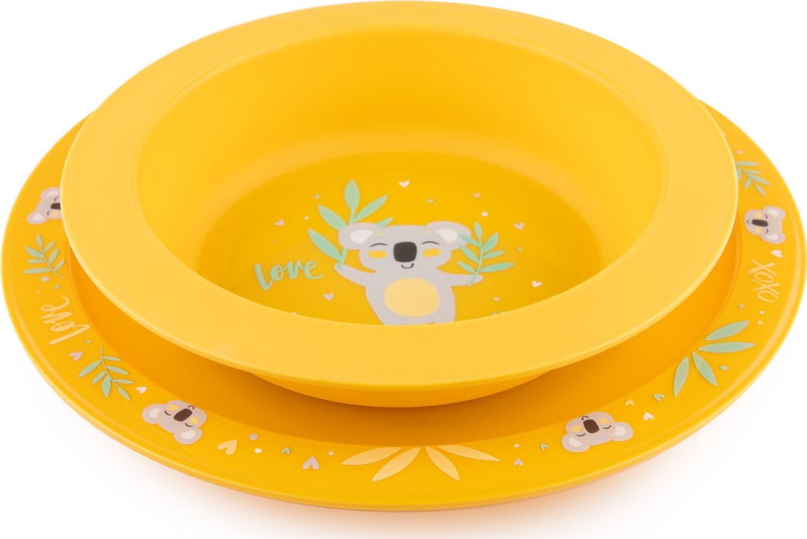 Canpol Zestaw naczyń dla dzieci Exotic Animals koala 4m+ Canpol