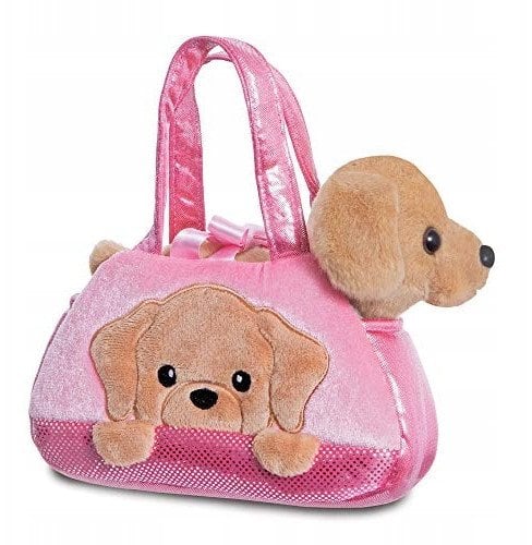 AURORA Fancy Pals plush toy labrador in a bag, 20 cm