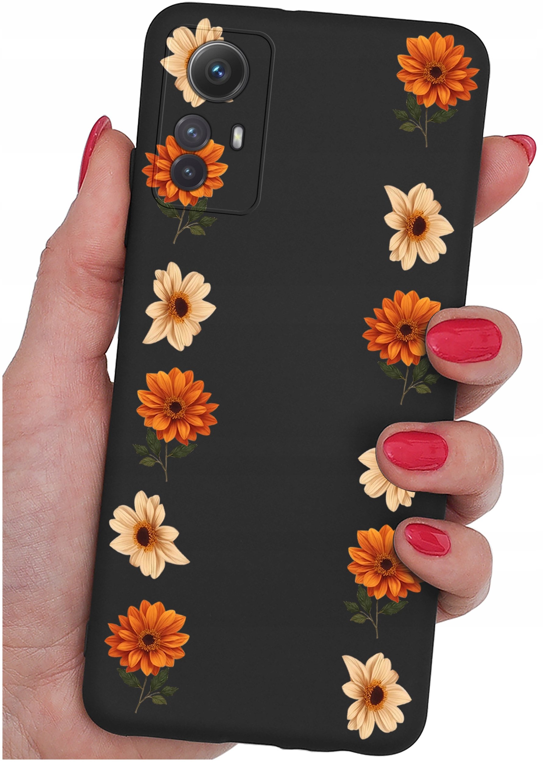 ETUI do Xiaomi Redmi Note 12S | WZORY | SILIKONOWE MATT CASE + SZKŁO 9H