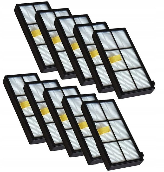 10x Filtr powietrza iRobot Roomba 800 860 870 886 891 896 900 960 966 980
