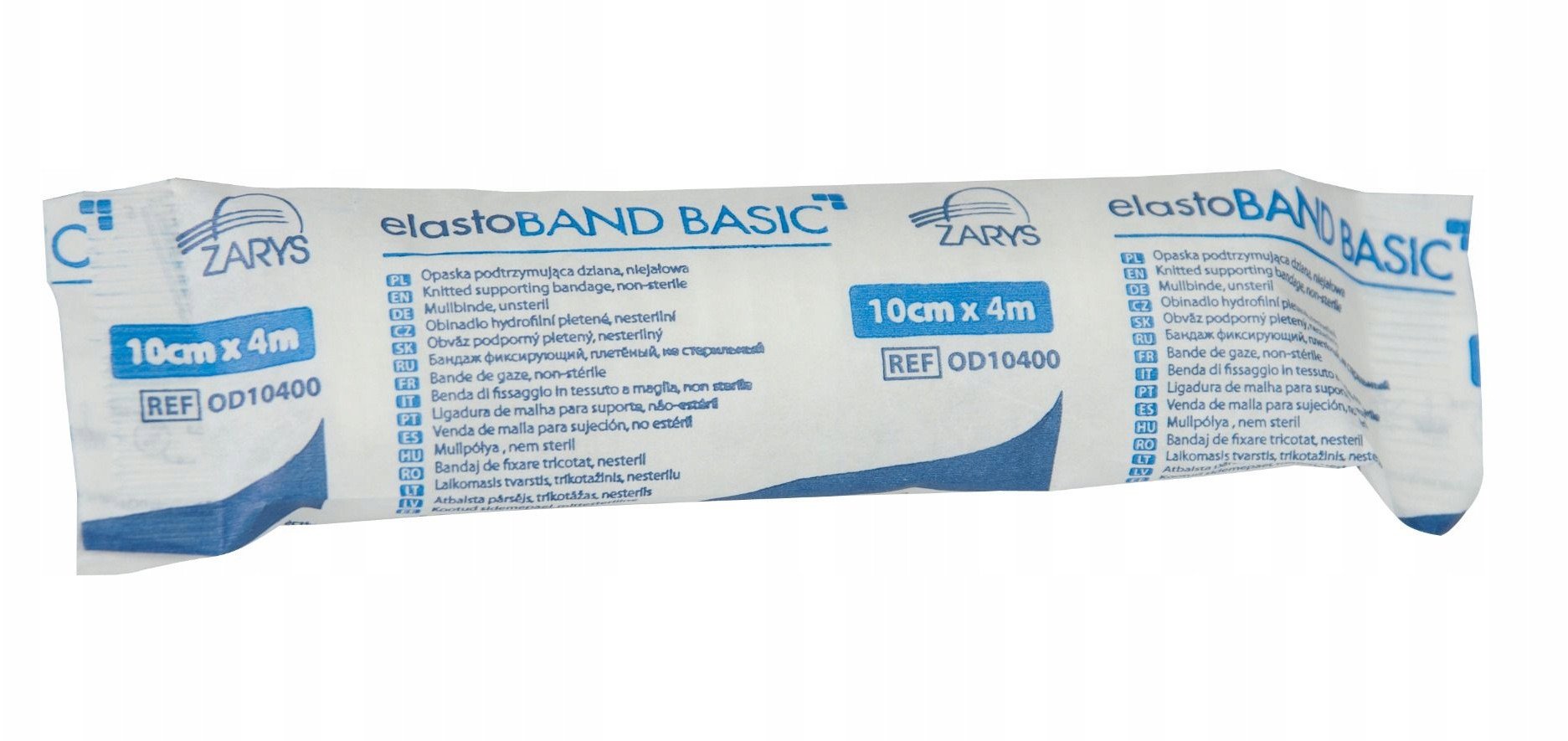 Opaska podtrzymująca dziana 10cm x 4m bandaż elastoBAND BASIC
