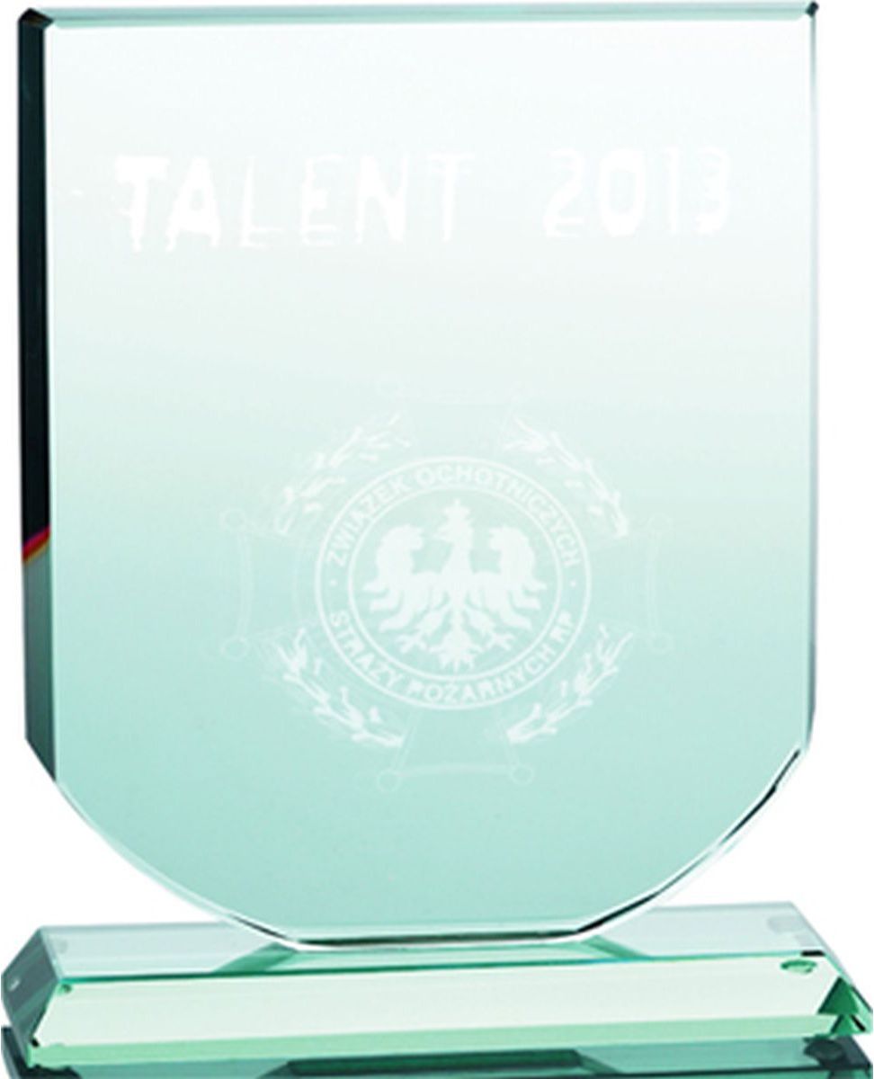 Victoria Sport Trofeum szklane grawerowane 3D z etui