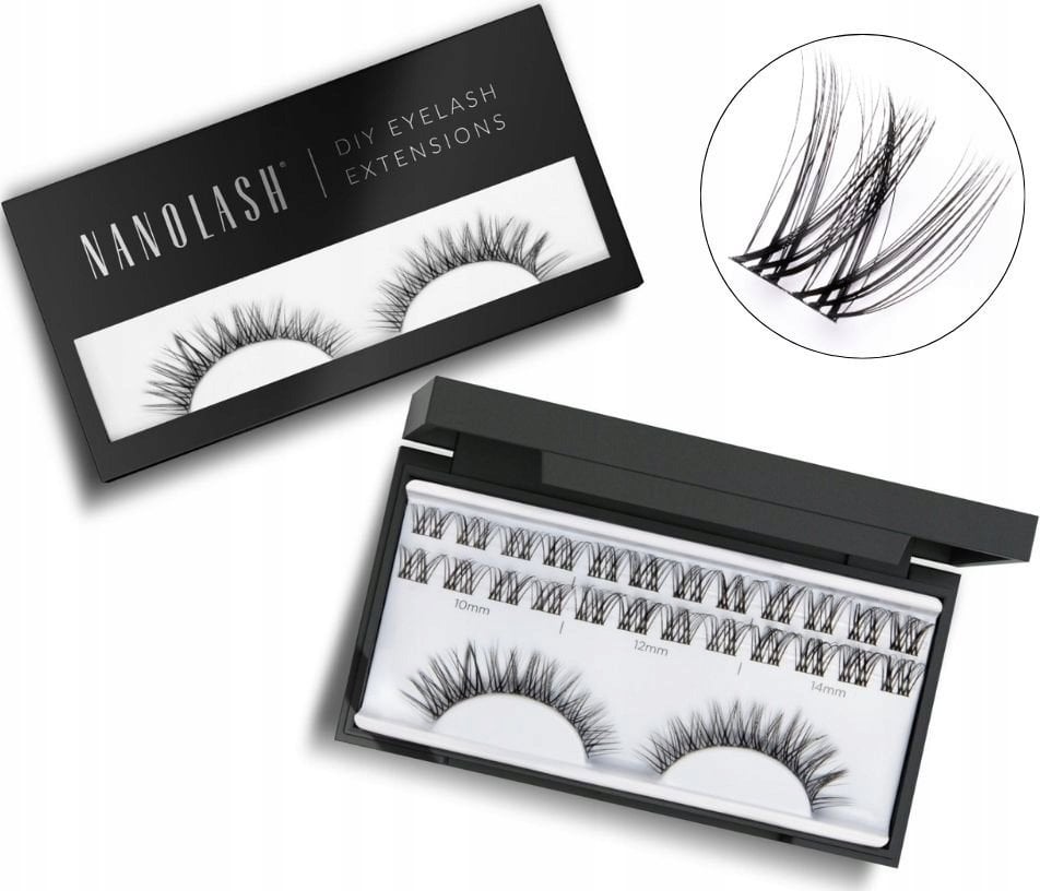 NANOLASH_Eyelash sztuczne rzęsy w kępkach Charm 36szt.