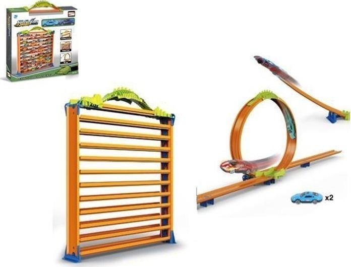 Swede Regal do orzechowywania resoraków + auta 2szt