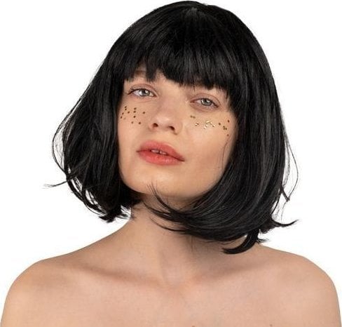 Peruka Kleopatra czarna