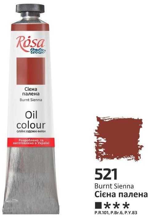 Farba olejna burnt sienna 521 45ml