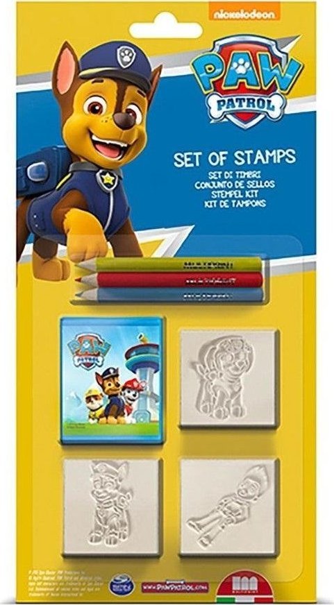 Multiprint MULTIPRINT PSI PATROL PIECZĄTKI BLISTER 3 SZT