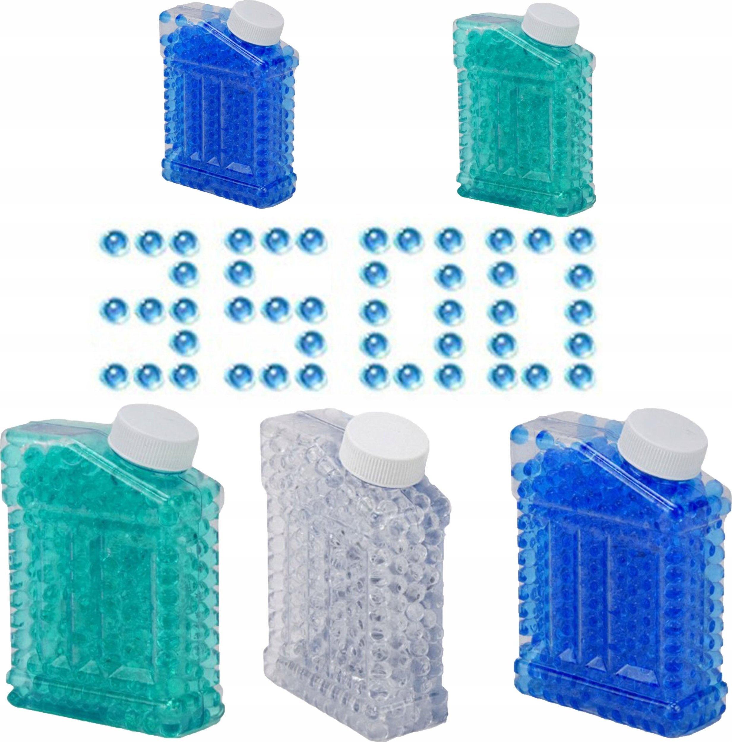 Skleplolki KULKI ŻELOWE WODNE PISTOLET KARABIN 7-8mm 700 5x