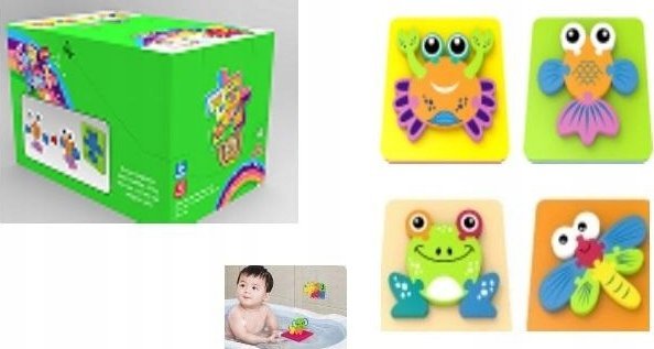 Puzzle piankowe 3D 12szt/disp PUP 042 60425