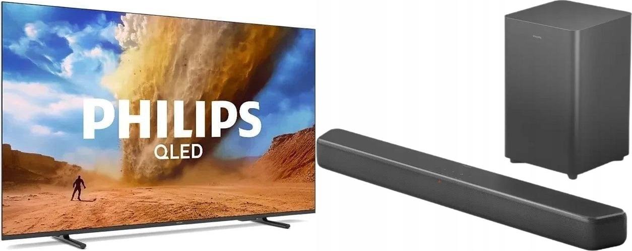Telewizor Philips 65PUS7810/12 QLED 65'' 4K Ultra HD Titan OS + Soundbar Philips TAB5309/10