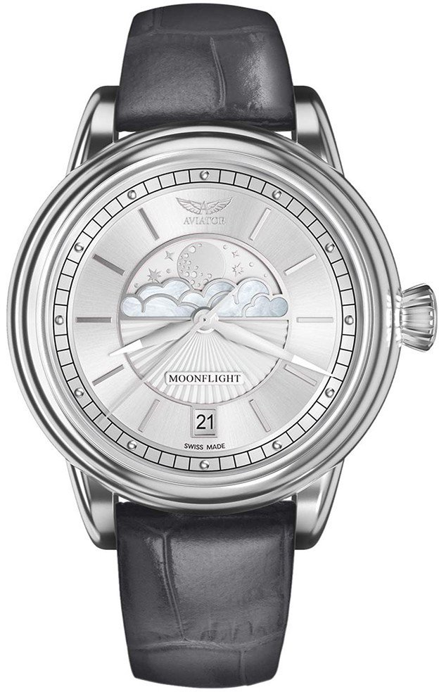 Zegarek damski Aviator V.1.33.0.250.4.GM szary