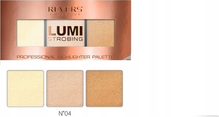 Revers Rozświetlacz Zestaw 3 Odcieni W Paletce Revers 04