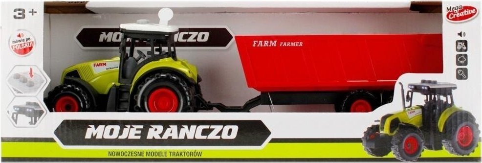 Mega Creative Traktor z akcesoriami Moje Ranczo