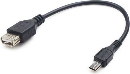 Adapter USB Gembird Czarny (A-OTG-AFBM-03)