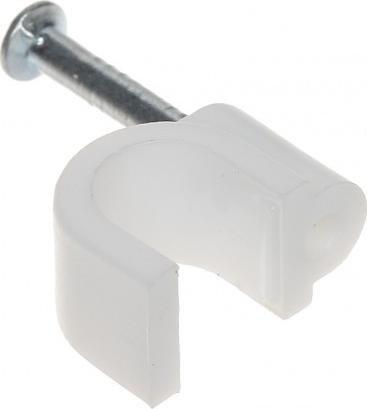 Organizer Uchwyt montażowy Biały 100 sztuk (TRZ-6*P100)